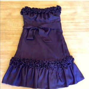 Yoana Baraschi Purple Silk Dress Size 0